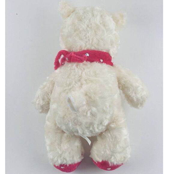 Midwood Brands Pink Llama Alpaca Plush Toy Scarf Bandana Hearts White Shimmer 15 - Picture 6 of 10